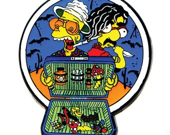 Fear and Loathing In Springfield Lapel Pin