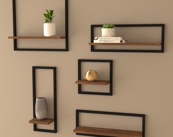 DIY Floating Decorative Wall Shelf | PDF Build Instructions | Handmade DIY Minimalist Gift Instructions for Home Improvement or Housewarming