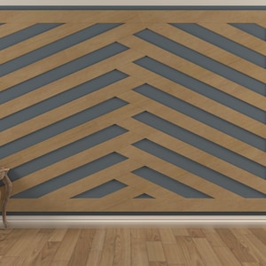 DIY Build Guide Accent Wall Moulding Design and Installation Build Plan | 15 SIZES | Woven Feature Wall Design Layout | Print PDF Download