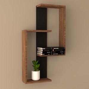 DIY Floating Decorative Wall Shelf | PDF Build Instructions | Handmade DIY Gift Instructions for Home Improvement or Housewarming