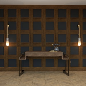 Accent Wall Moulding Design and Installation Build Plan | Board and Batten Wall Design Layout | 12 SIZES | Feature Wall Art | PDF Download