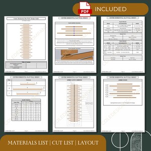 DIY Accent Feature Wall Design and Installation Build Guide | Modern Slat Wall Plans | 1FT-10FT Height | Printable Downloadable PDF Guide image 5