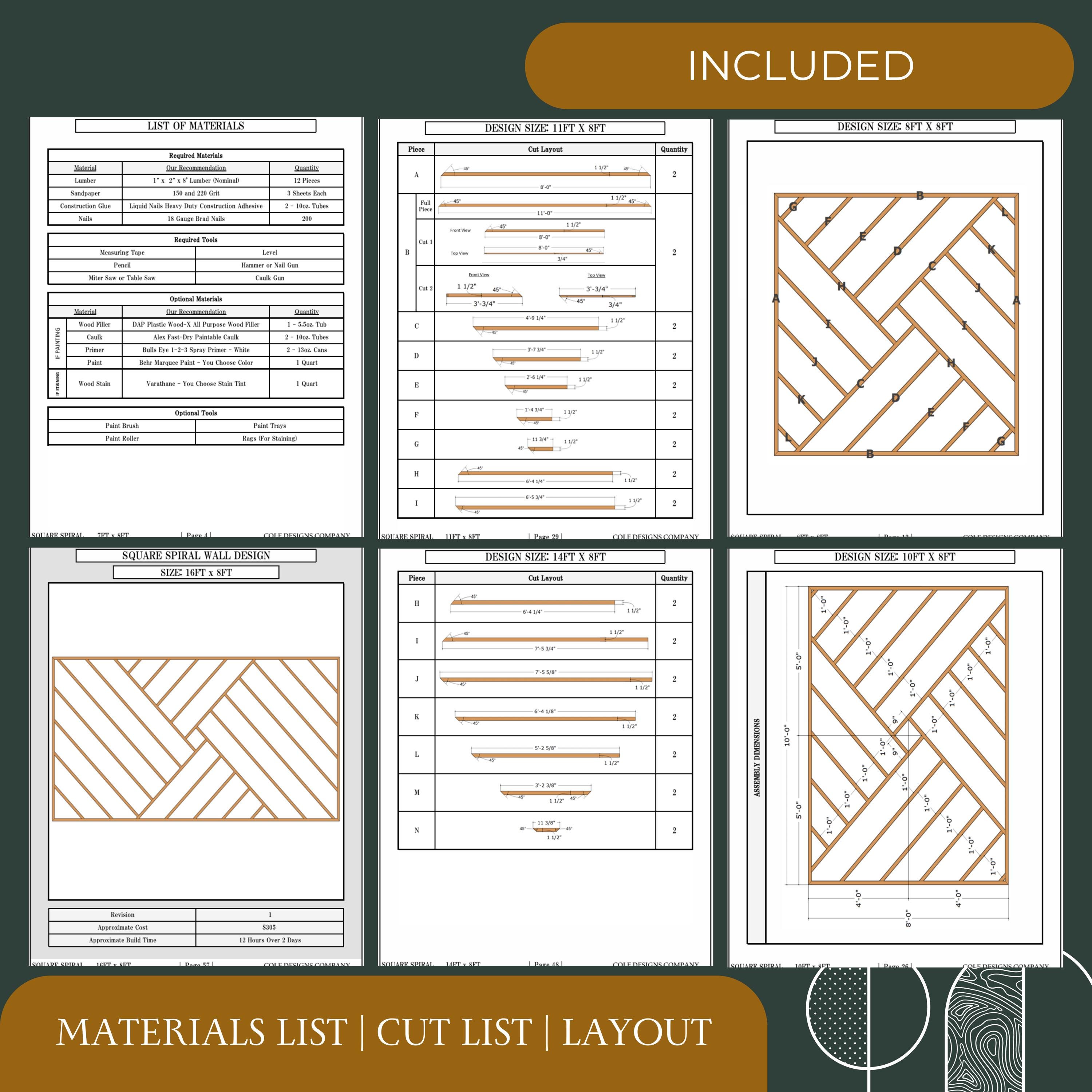 DIY Accent Feature Wall Design and Installation Build Guide | Square ...