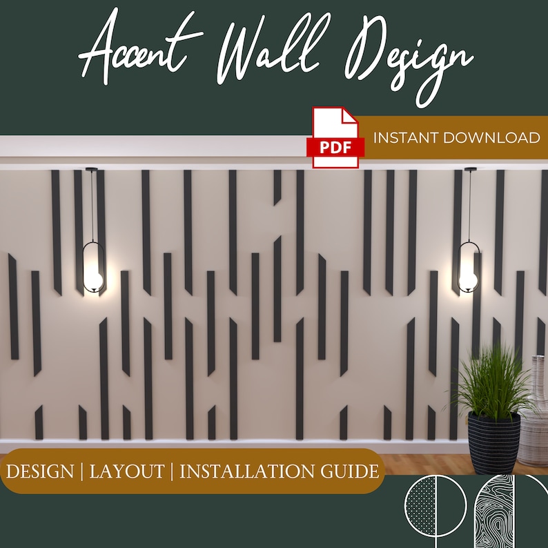 DIY Modern Accent Slat Wall Design and Build Guide Build Plans 1