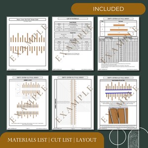 May include: A guide for building a slat wall with instructions for materials, cut list, and layout. The guide includes a list of materials, a cut list, and a layout diagram. The guide also includes a section on how to install the slats.