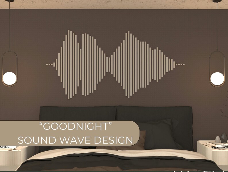 Light Installation Soundwave Sound Wave Wood Art Design and Installation Build Plan |