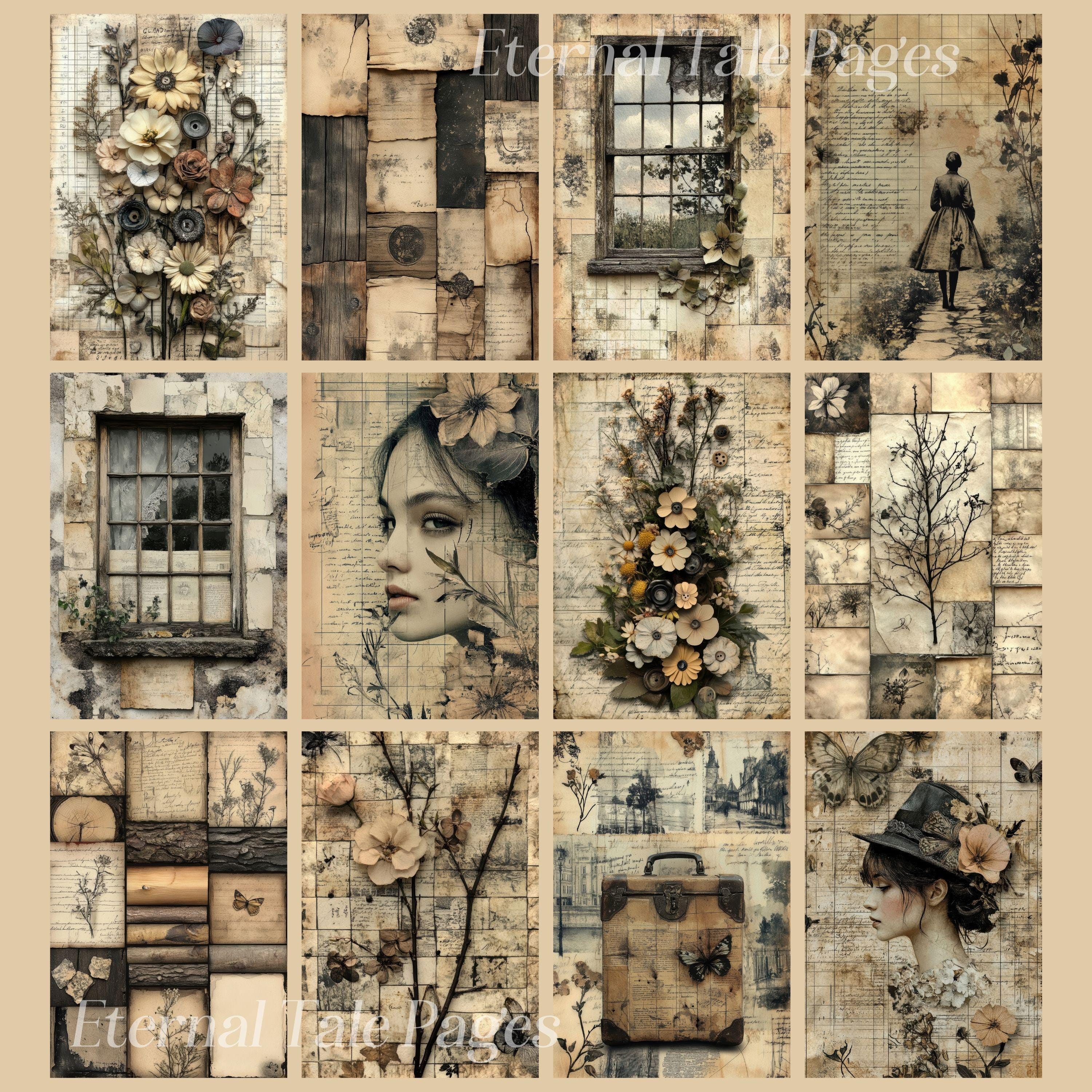 Vintage Ephemera Digital Paper: Junk Journal Pages (246 A4 Jpegs) - Etsy