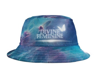 Magical Cosmic Divine Feminine Bucket Hat | Divine Feminine Essentials