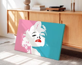 Marilyn Monroe Canvas Print: Pop Art Portrait, Ready to Hang