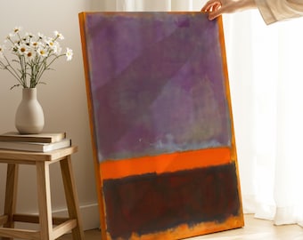 Rothko Style Abstract Painting, Color Field Art Print, Modern Wall Decor