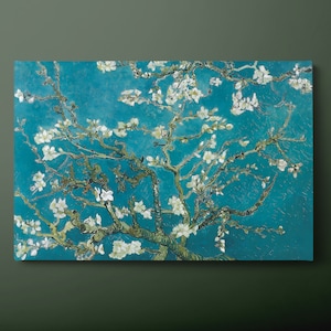 The Blossoming Almond Tree Canvas Wall Art, Vincent Van Gogh Canvas Print, Famous Van Gogh Canvas Painting, Ready to Hang