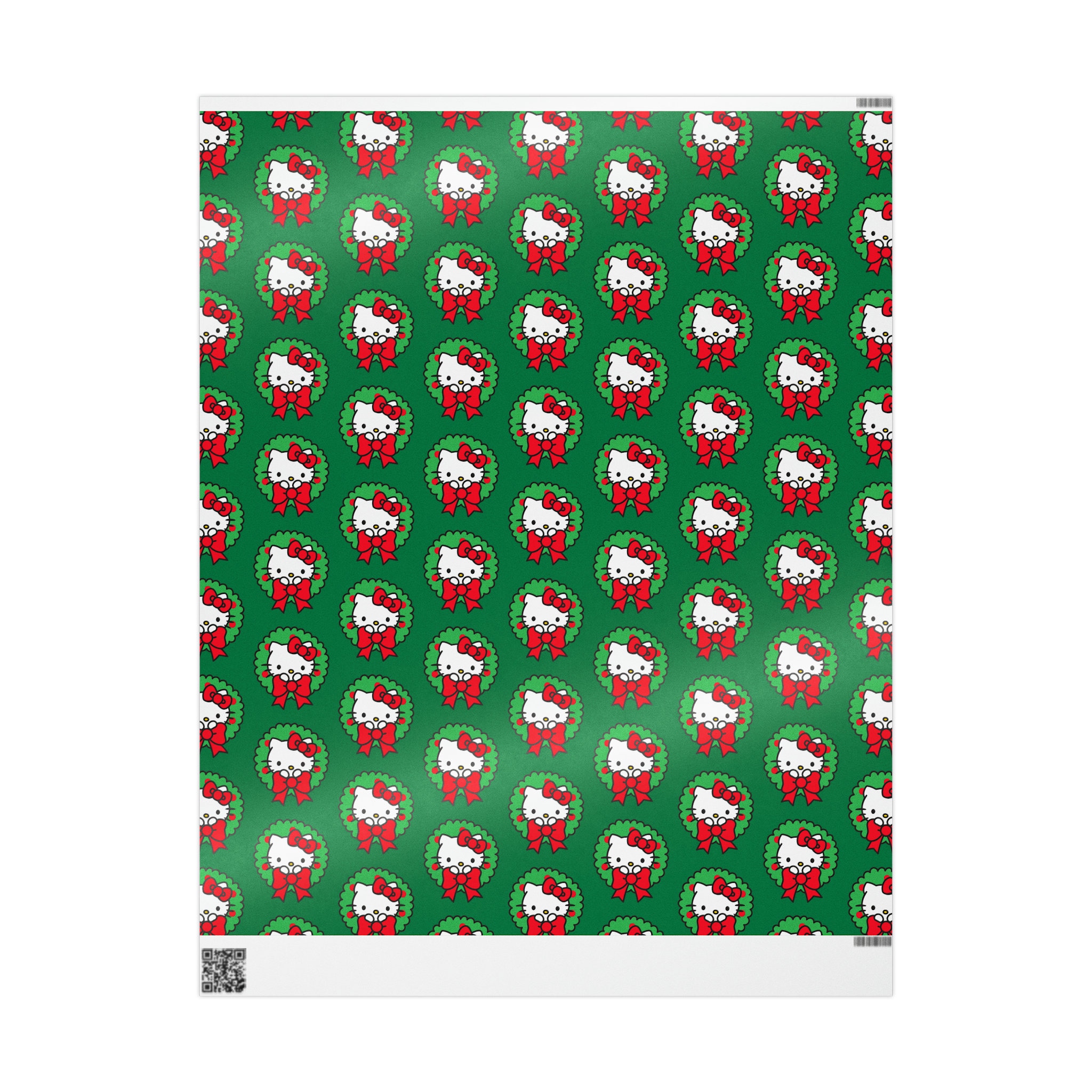 Hello Kitty Christmas wrapping paper sold by Fugue Upper SKU 92634781 Printerval