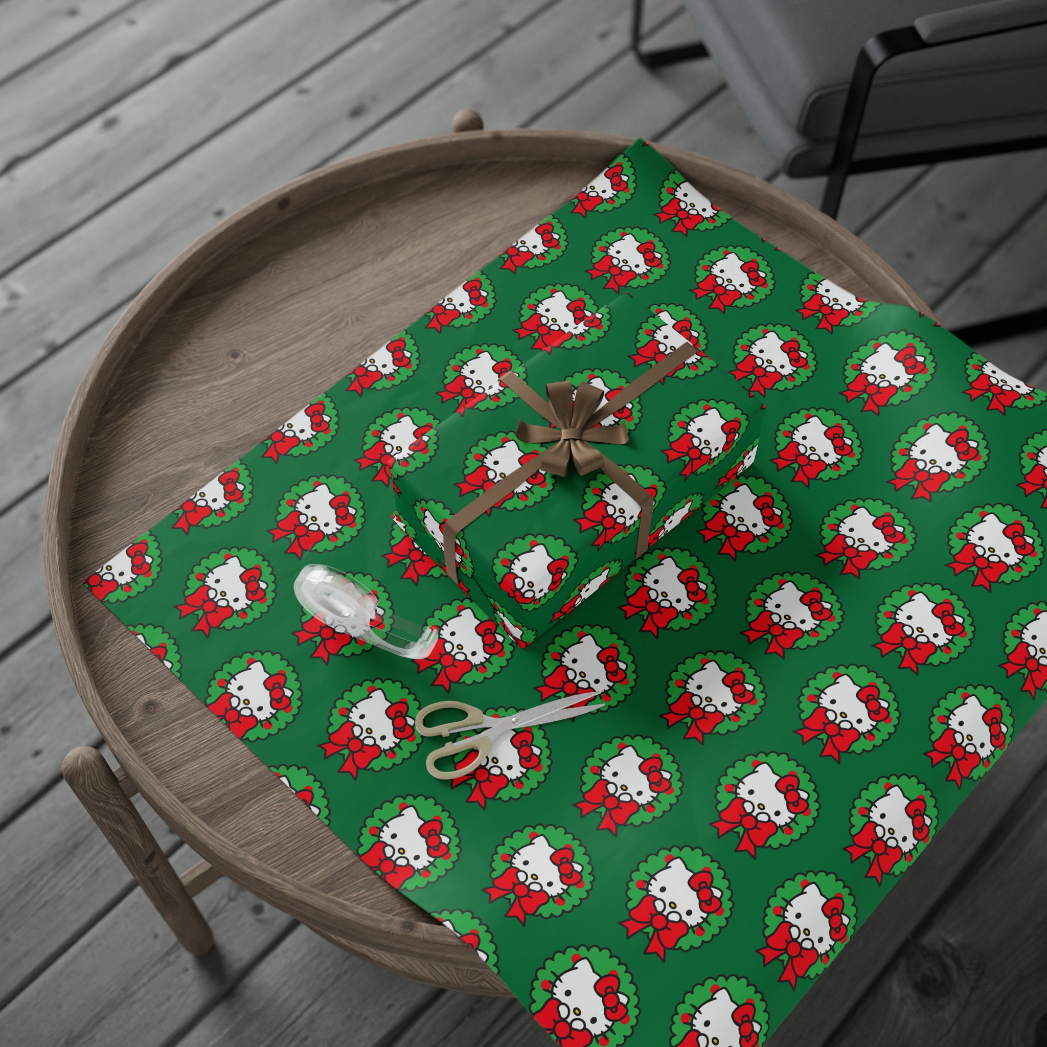 Hello Kitty Christmas Wrapping Paper Sold By Fugue Upper SKU 92634781 Hello kitty christmas wrapping paper sold by fugue upper sku 92634781