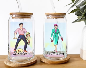 Madrina and Padrino Set, Godparent Glass Cup Set, Godparent Proposal, Godparents, Baptism, Confirmation, Communion, Gift, Regalo para mujer