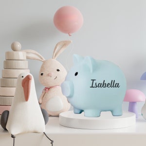 Custom Name Piggy Bank, Personalized Piggy Bank, Piggy Bank For Kids, Piggy Bank For Girls, Gift For Girl, Gift For Boys, Birthday Gift Baby