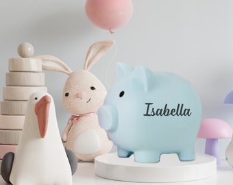 Custom Name Piggy Bank, Personalized Piggy Bank, Piggy Bank For Kids, Piggy Bank For Girls, Gift For Girl, Gift For Boys, Birthday Gift Baby