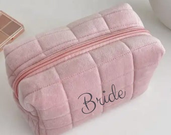 Custom Makeup Bridesmaid Bags, Bachelorette, Bridesmaid Gifts, Bridesmaid Bags, Personalized Bag, Bridesmaid Proposal, Personalized Gift