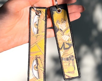 Anime Keychain Embroidered Jet Tag - Etsy