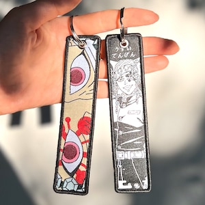 Anime Jet Tag Embroidered Keychain