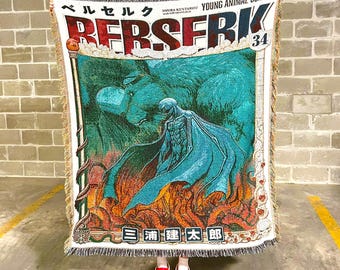 Berserk Behelit Woven Blanket: Kentaro Miura Art Tapestry - Etsy