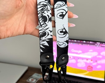 Anime Embroidered Key Strap Keychain