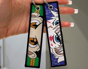 Anime Jet Tag Embroidered Keychain