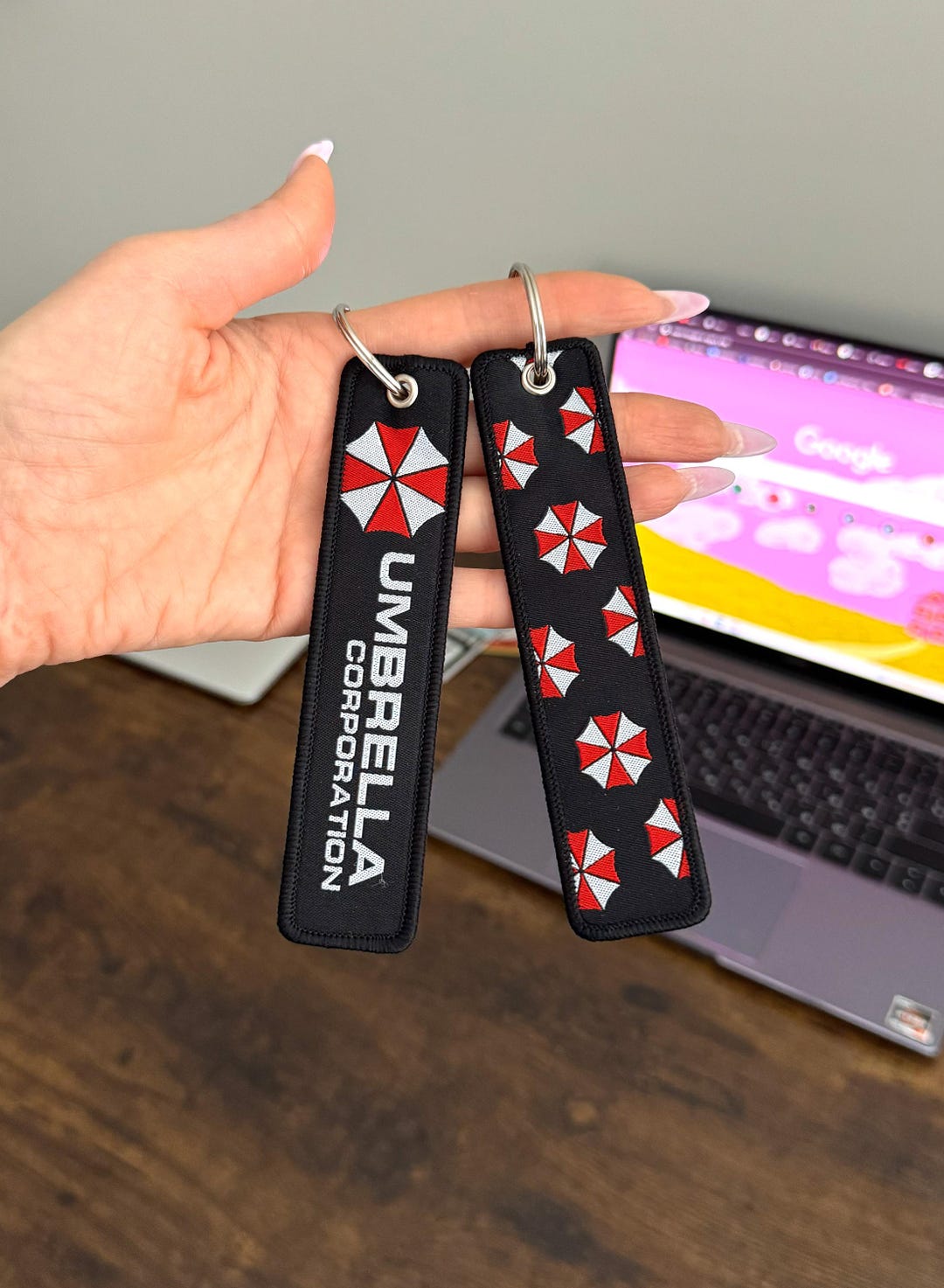 Video Game Jet Tag Embroidered Keychain - Etsy