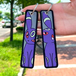 Anime Jet Tag Embroidered Keychain