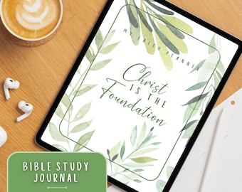 Bible Study Journal Digital Planner Hyperlinked Bible Notebook Goodnotes Notability