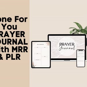 Prayer Journal Printable, Gratitude, Prayers, Bible Study and Daily Prayer Printable Planner For Tracking Prayers PDF Download, DFY Planner