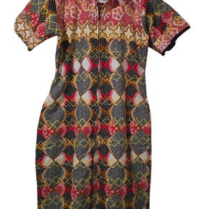 African print dress