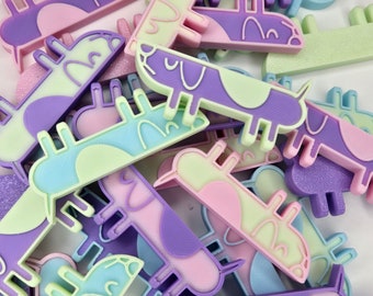 Long Dog Minis 24 Pack, Colorful Dog Mini Favors, Bluey Party Bag Goody Bag Stuffers, Kids Prize Box Gift