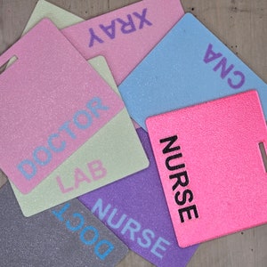 Unique Badge Buddy - Custom ID Badge Backer - Great Gift for Medical Pros - Customize Colors - Trending - Gift for Teachers - Back to School