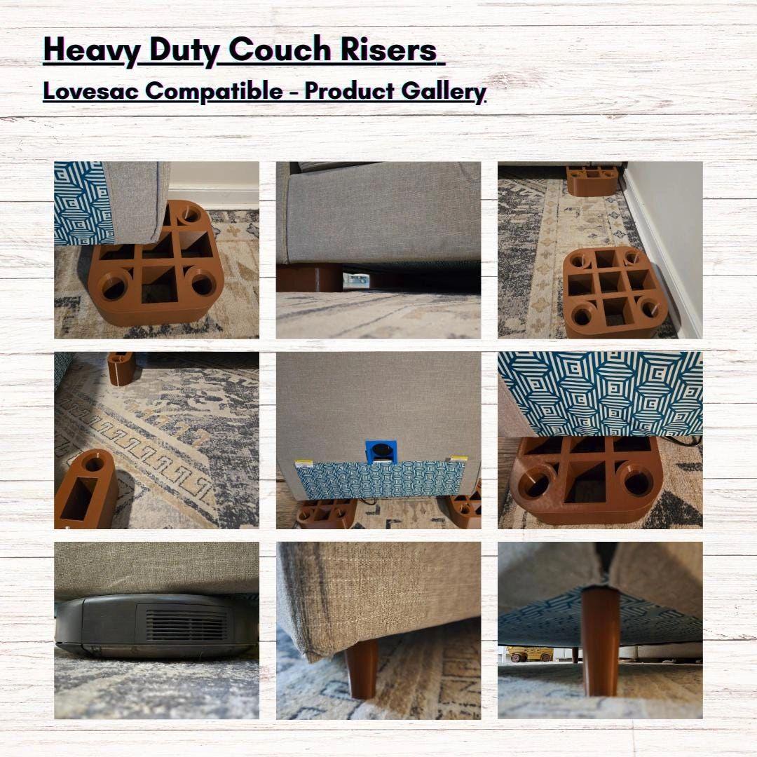Heavy Duty Couch Riser - Lovesac Sactional Compatible - 1.5