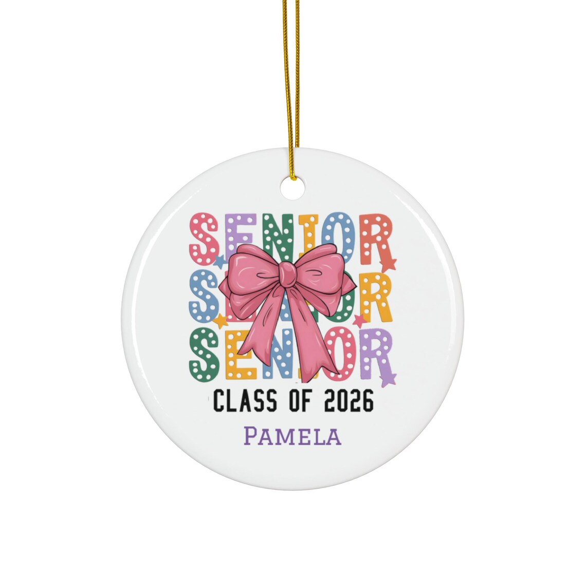 Class of 2026 Graduation Ornament: Custom Ceramic Senior Gift - Etsy