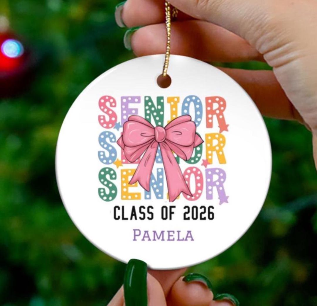 Class of 2026 Graduation Ornament: Custom Ceramic Senior Gift - Etsy
