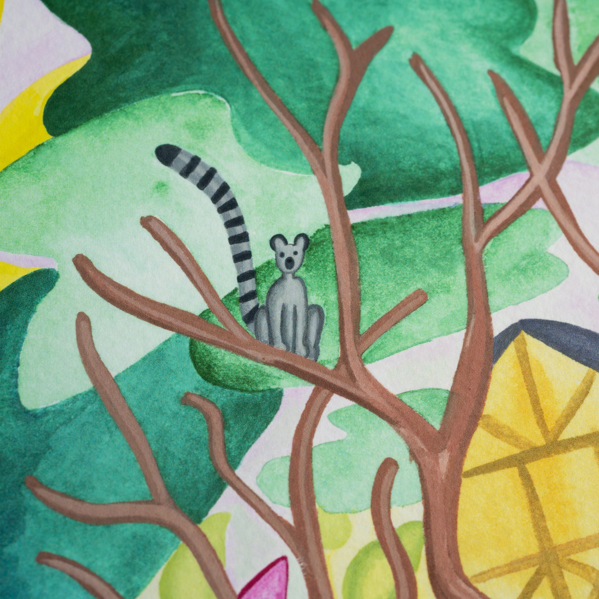 Madagascar Treehouse - Wall Art, Travel Print, Home Decor, Nursery Wall ...
