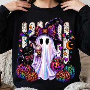 Preppy Ghost Coquette PNG, Girly Ghost, Leopard Ghost PNG, Leopard Halloween, Spooky Season PNG, Cute Halloween Sublimation