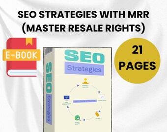 Libro electrónico de estrategias de SEO con MRR (Master Resale Rights)