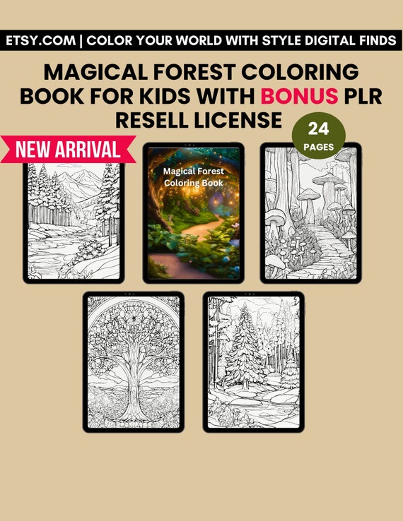 Comparison With Competitors of Enchanted - Coloring Pages (PLR)