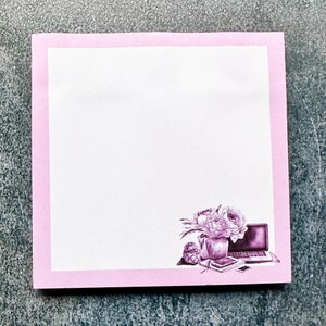 Blocco note adesive Purple Desk Set-up
