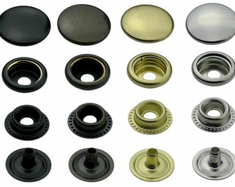 Push Buttons Ring Spring Buttons Snaps Buttons Metal Buttons Stainless Brass Buttons