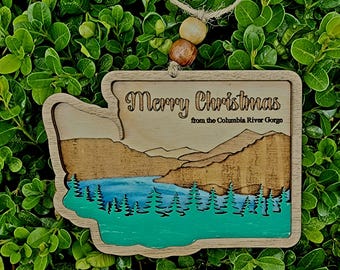 Washington State Columbia River Gorge Ornament