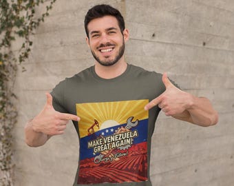 Venezuelan Flag T-Shirt Patriotic Graphic Tee