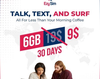 6GB + Unlimited Local Calls and SMS in Australia