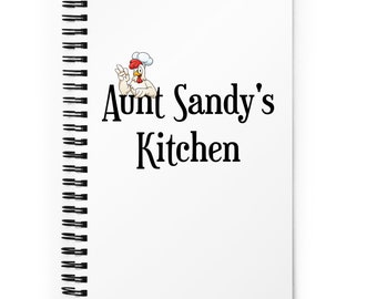 Aunt Sandy's Spiral notebook