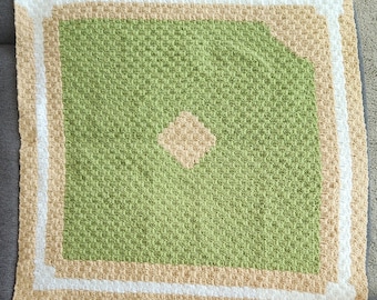 PATTERN Baseball Diamond Baby Blanket
