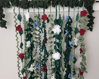 PATTERN Crochet Hanging Garden Wall Art