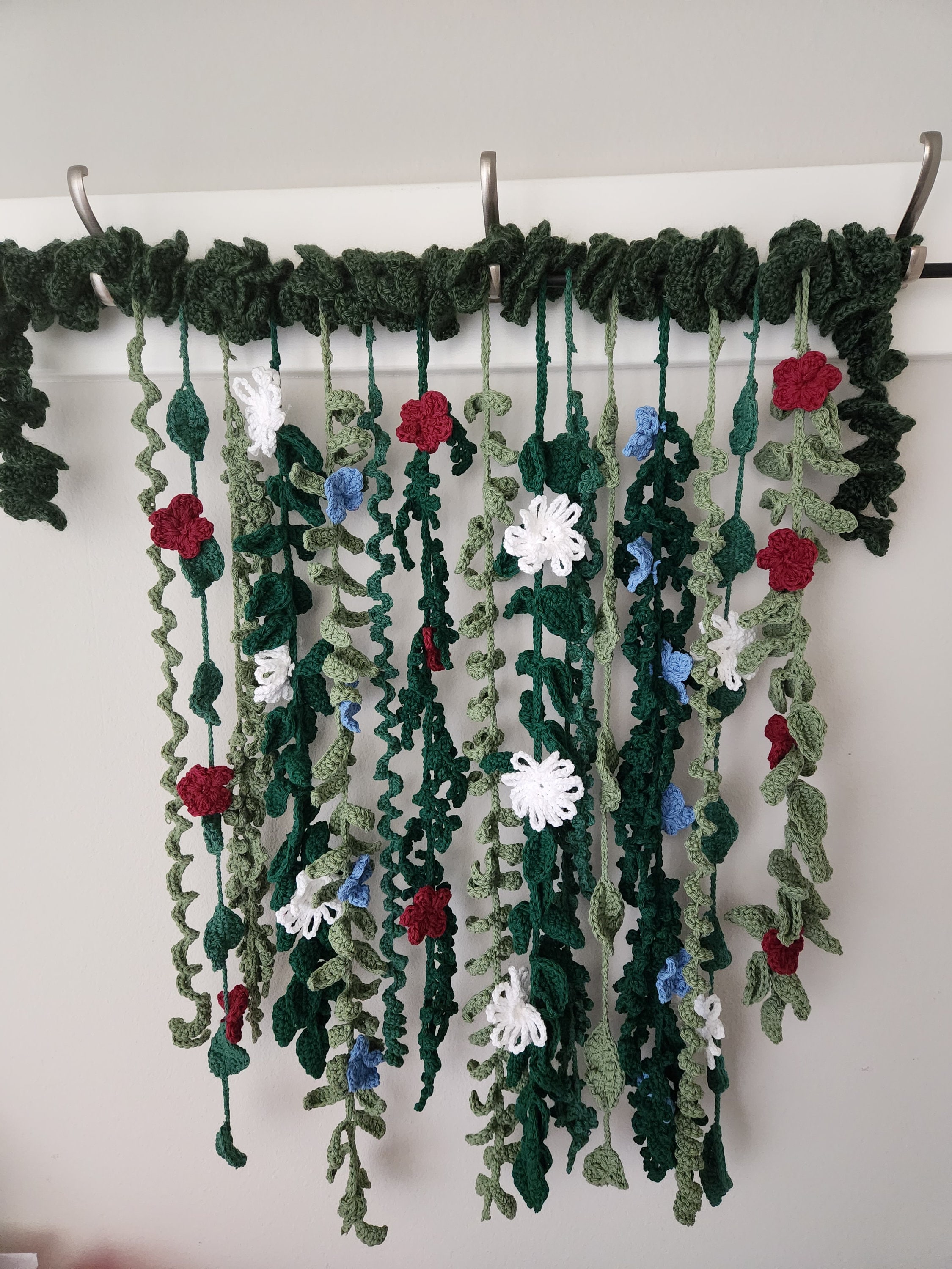PATTERN Crochet Hanging Garden Wall Art