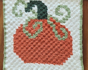 PATTERN Decorazione da parete zucca C2C